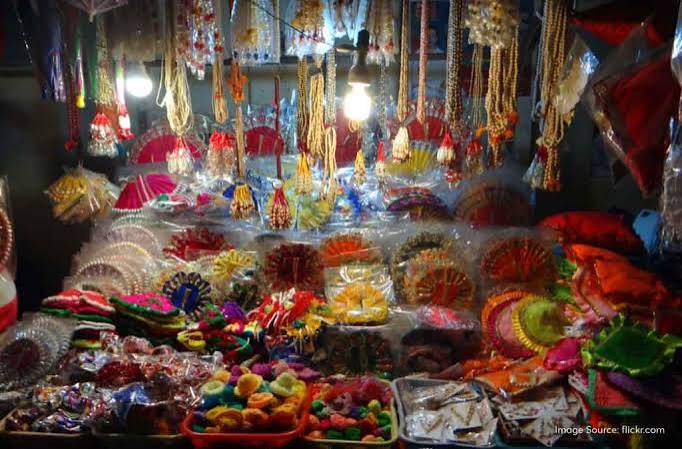 Prem Mandir Market Stalls
