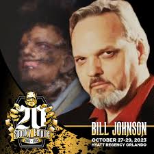 Saw is Family... LEATHERFACE joins OUR family this October! Welcome BILL  JOHNSON to Spooky Empire! BILL JOHNSON is best known for his role as  "Leatherface" in “The Texas Chainsaw Massacre 2”, the