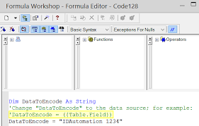 Crystal Reports Barcode Font Encoder Formulas