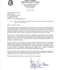 Please contact the organization to verify. State Asked Miami Dade To Restrict Information Of Covid 19 Deaths Nbc 6 South Florida