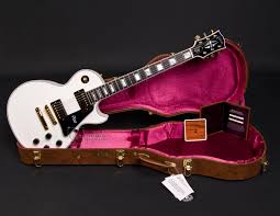Gibson custom les paul '59 vos guitar review: Gibson Les Paul Custom Alpine White Musikhaus Hermann