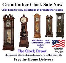 Occasionally we will find a grandfather clock that is special because of the clock being a limited edition or just plain beautiful. Used Grandfather Clocks At The Clock Depot