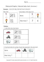 Tally Marks Worksheets Bar Graph For Grade Mark Unique Chart