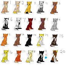Warrior Cats Kit Adoptables I Do Not Own Art Oh And 14 And 4 Are Mine Warrior Cats Cat Adoption Anime Cat