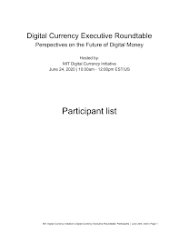 In collaboration with coindesk, a news site specializing in bitcoin and digital currencies, the. Https Static1 Squarespace Com Static 59aae5e9a803bb10bedeb03e T 5eed28dd2da1ea46172c1c86 1592600812451 Digital Currency Executive Roundtable Participants Pdf