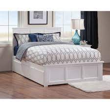 You can check this list of the best twin bed frames and decide which one is the right one for you. Madison White Full Platform Bed With Twin Trundle