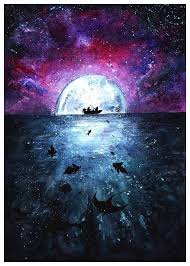 Under The Ocean A3 Print Special Offer Etsy Galaxy Painting Art Sea Art