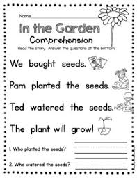 These easter printables for kids are perfect for preschool and kindergarten kiddos. Kindergarten Reading And Writing Comprehension Substitute Plans Easter Spring