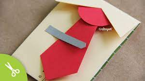 Materiales para realizar la tarjeta de camisa y corbata: Mini Tarjeta Dia Del Padre Detalle Regalo Youtube