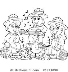 Please remember to share it with your friends if you like. Camping Clipart 1241890 Illustration By Visekart