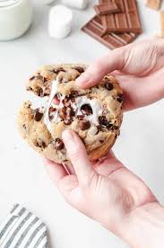 S Mores Cookie Soft Chewy Princess Pinky Girl In 2020 Cookies Recipes Chocolate Chip Cakes Plus Diy Food Recipes