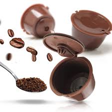 It's 27.1 x 27.2 x 11cm, which means it'll be easy to find a place for on your kitchen counter. Reusable Coffee Capsule For Nescafe Dolce Gusto Machine Refillable Capsules Pod Compatible Filter Cups Bpa Free Coffee Pods By Koksi Buy Online In Botswana At Botswana Desertcart Com Productid 180946052
