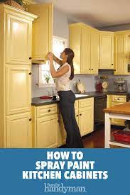 How To Spray Paint Kitchen Cabinets Spraypainting How To Spray Paint Kitche Spray Paint Kitchen Cabinets Repainting Kitchen Cabinets Painting Kitchen Cabinets