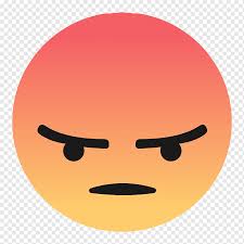 Angry Facebook Reaction Emoji Anger Social Media Facebook Emoji React Blushing Emoji Love Face Orange Png Pngwing