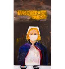 Exhibitor Gana Art Richard Prince Panama 1949 Masquerade Nurse Acrylic And Ink Jet On Canvas 203 2 X 116 8 Cm 2004 Prince Art Art Nurse