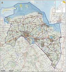 The Location Of Oldambt Green In Groningen Dark Grey In The Netherlands Light Grey Groningen Map City