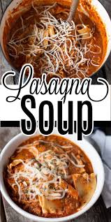 Lasagna Soup Recipe One Pot Meal In 30 Minutes In 2020 Lasagna Soup Recipe Lasagna Soup Recipes