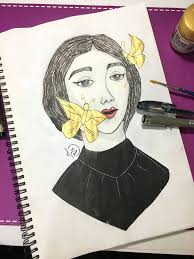 Butterfly In 2020 My Drawings Sketch Book Portrait Drawing