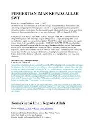We did not find results for: Doc Pengertian Iman Kepada Allah Swt Ratih Julianti Academia Edu