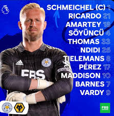 This match was being played in king power stadium. Wcemdz Ufnjlvm