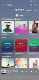 For starters, google play music offers traditional functionality and cloud streaming, and it's right there on your phone. Samsung Music Gets A New Design And Special Spotify Tab In Latest Update Phonearena
