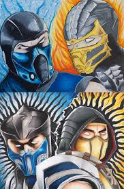 In the mortal kombat games, the original relationship between sub zero and scorpion was one of deadly rivalry. Sub Zero Scorpion Marker On Bristol 2013 2019 Mortalkombat