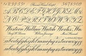 Vintage Early 1900s Early 20th Century Cursive Script