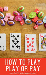 How To Play Play Or Pay In 2020 Card Games For Kids Fun Card Games Family Card Games