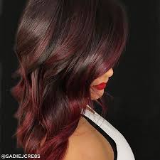 10x Styling Iron In 2020 Brown Hair Dye Red Highlights In Brown Hair Wine Hair