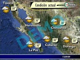 Vista De Satelite Del Clima En Mexico Caraborumbwea