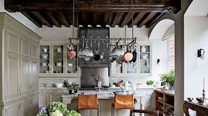 Walnut stained pot rack ladder 4 or 5 ft plant and basket holder, pot and pan hanger storage. Pot Racks The Ultimate In Chic Kitchen Organization Architectural Digest
