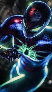 Black And Green Spiderman Suit Spider Man Marvel Wallpaper Hd Marvel Wallpaper Marvel Superhero Posters