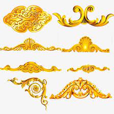 European Gold Lace Pattern Gold Lace Lace Pattern Pattern