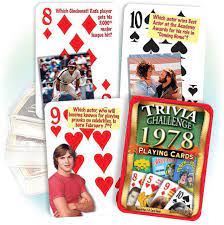 Only true fans will be able to answer all 50 halloween trivia questions correctly. 1978 Trivia Playing Cards 40th Birthday Standard Playing Card Decks Amazon Canada