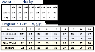 pin by mb mcdermott on parsons husky jeans size chart