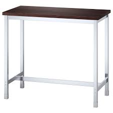 Utby Table De Bar Brun Noir Acier Inoxydable Ikea Table De Bar Ikea Table Bar Bar Ikea