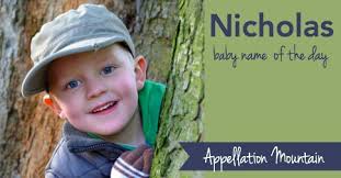 Nicholas: Baby Name of the Day