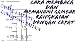 Anda bisa melihat gambar di atas yang menampilkan bagaimana sebuah rangkaian listrik sederhana ditulis menggunakan diagram ladder. Wow Cuma 2 Menit Langsung Paham Cara Membaca Gambar Rangkaian Kontrol Youtube