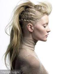 Long mohawk with curled top. 21 Long Hair Mohawk Ideas Long Hair Styles Hair Hair Styles
