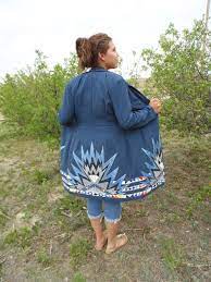Rez Hoofz Blazer Womens Size 14 Etsy Native American Clothing Native American Fashion Native American Dress