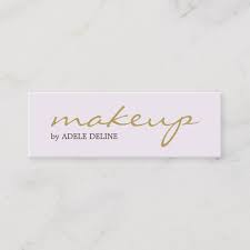 Create balloon art for event décor or for attendees. Minimalist Chic Gold White Makeup Artist Mini Business Card Business Card Branding