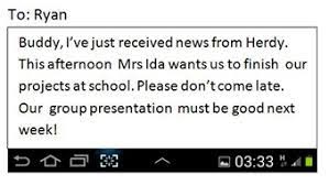 Contoh lengkap short functional text kelasbahasainggris com. Soal Dan Pembahasan Un Bahasa Inggris Smp Mts Short Message