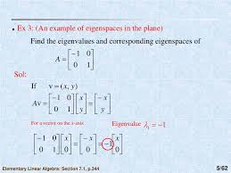 Explanation of eigenvalues and eigenvectors and how to find them. Ppt Chapter 7 Eigenvalues And Eigenvectors Powerpoint Presentation Free Download Id 3004390