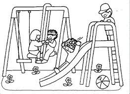 57 images playground equipment coloring pages use these free images for your websites, art projects, reports, and powerpoint presentations! Playground Coloring Pages Learny Kids