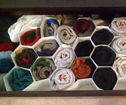 Lots of great tips for bathrooms, kitchens, laundry rooms, closets, bedrooms, and garages. Honeycomb Sock Organizer 6 Steps Instructables