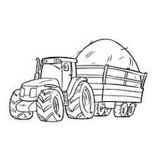 Tractor met kar kiddicolour intended for kleurplaat tractor. 45 Ideeen Over Kleurplaten Tractor Kleurplaten Tractor Kleurboek