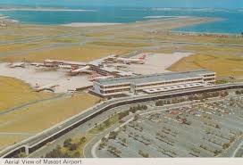 Qantas Aircraft Dominating Sydney S Mascot Airport Vintage Postcard New South Wales Airplane View Best Airlines