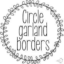 Circle Garland Borders Free Download Cricut Free Cricut Circle Garland