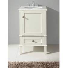 Buy 24 inch bathroom vanities online at thebathoutlet � free shipping on orders over $99 � save up to 50%! This 21 Inch Single Bathroom Vanity Set With Off White Marble Top Would Be A Great Addition To You Bathroom Vanities Without Tops Single Bathroom Vanity Vanity