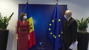 The head of state laid flowers at the monument to the deportees and political prisoners on the square of the railway station, the presidential press service has reported. European Council President Met With Visiting Moldovan President Maia Sandu In Belgium Youtube
